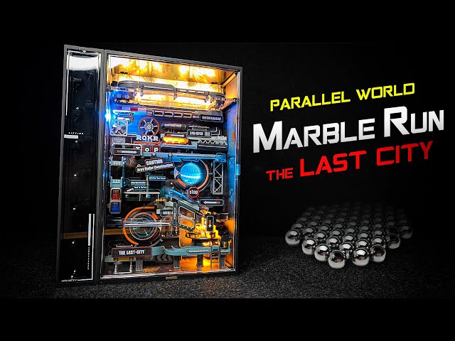 Vídeo relacionado con ROKR Pistas para Canicas Cyberpunk The Last City Puzzle 3D Maquetas Construir Adultos Steampunk Setup Gaming Mesa Regalo Idea para Hombres MR01S