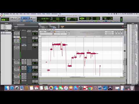 Using Melodyne to fix small tuning and timing issues on vocals.