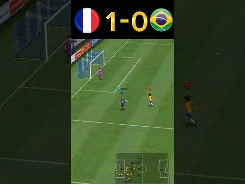 friendly match FRANCE vs BRAZIL ll pro league soccerll#football #shorts #pls
