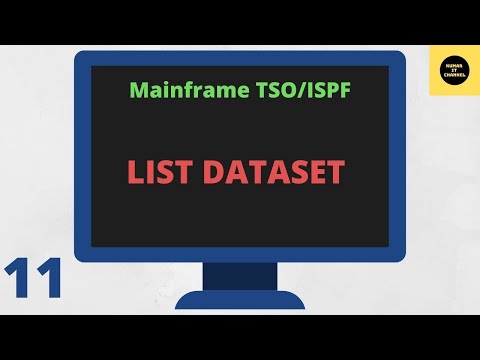 List Dataset in TSO/ISPF - Mainframe TSO/ISPF Tutorial - Part 11