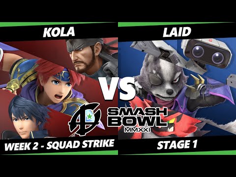 Smash Bowl MMXI Squad Strike SSBU - Kola Vs. Laid - Smash Ultimate Stage 1