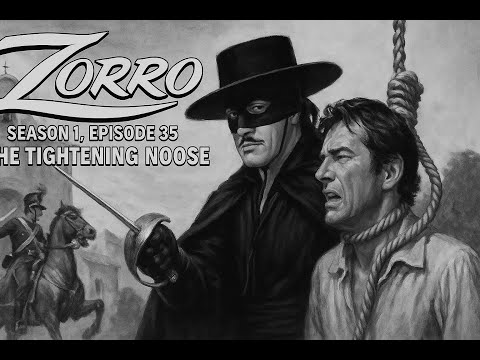 Zorro (1957)[4K]–S01E35: “The Tightening Noose” #GuyWilliams #DisneyZorro #ClassicTV #RetroTVShow