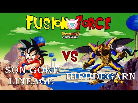 Dragon Ball Super Card Game: Son Goku Lineage VS Hirudegarn (Fusion Force ep1)