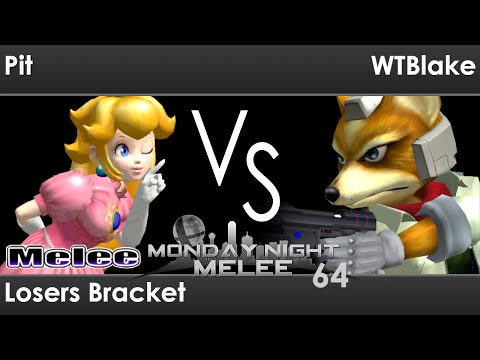 MNM 64 Melee - Pit (Peach) vs WTBlake (Fox) - Losers Bracket