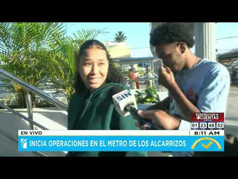 Inician operaciones del Metro de Los Alcarrizos