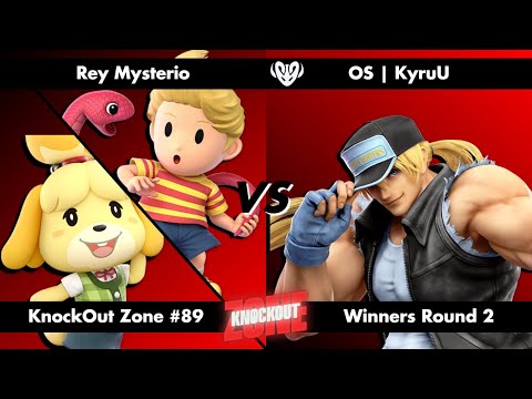 KnockOut Zone #89 - SSBU Winners Round 2 - Rey Mysterio (Lucas/Isabelle) vs KyruU (Terry)