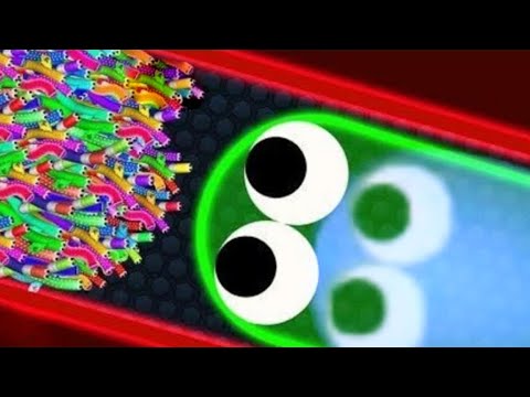 Slither.io A.I Tiny Snake vs Giant Snake Epic Slitherio Gameplay (Slitherio enjoy in the game)