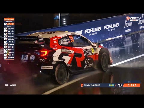 Oliver Solberg - Full Run SS13 - Monaco Circuit - Monte Carlo Rally 2026 #solberg #montecarlo #2026 