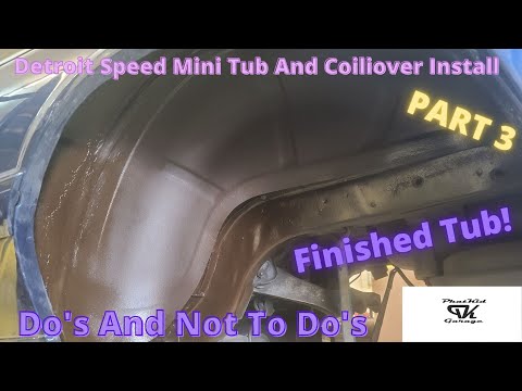 Fox Mustang Detroit Speed Mini Tub and Coilover Install PART 3
