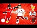 🤔MANE RED?🤔 Liverpool vs Arsenal 3-1 (2020 Parody Goals Highlights Jota Lacazette miss)