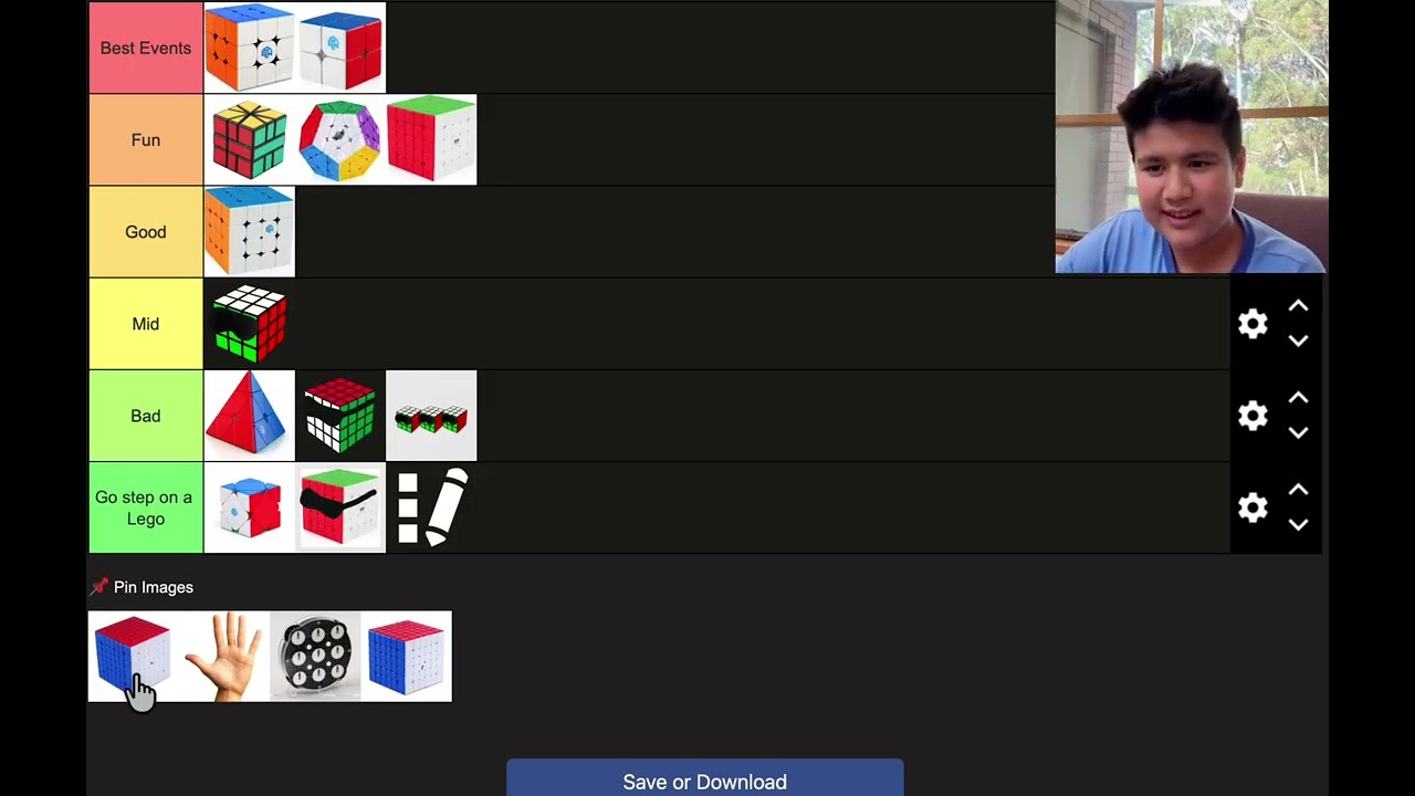 Ranking every WCA event in a tier list (2026)