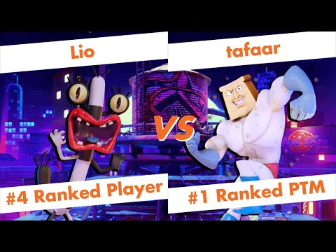 【Nick All Star Brawl】Lio (Oblina) vs tafaar (Powdered Toast Man) High Level Gameplay【NASB】