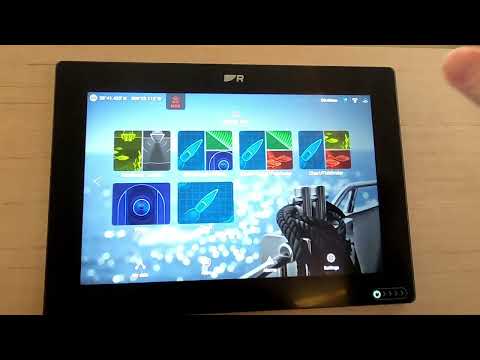 Raymarine Axiom Customizing Home Page Adding Apps etc
