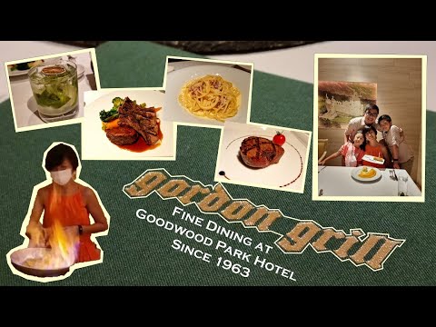 Gordon Grill - O principal restaurante requintado do Goodwood Park Hotel desde 1963. Os melhores bifes de SG!