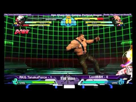 EPIC KHAOS MARCH MvC3 Singles Top 8 - RKG TanakaForce vs LordBBH Winners Finals