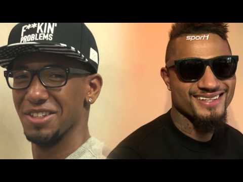 SPORT1 trifft die Boateng-Brüder! - Schalke 04 vs. Bayern München - Bruderduell