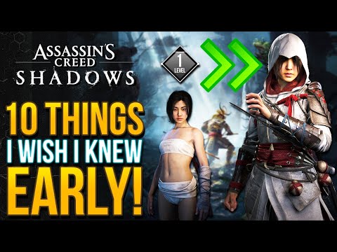 Assassin's Creed Shadows - Top 10 Absolutely Essential Tips I Wish I Knew Early! (AC Shadows Tips)
