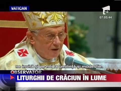 Liturghii de Craciun in lume 25 DECEMBRIE 2011