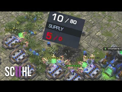 5 vs 10 SUPPLY?! - 28 Minute BASETRADE - Starcraft 2: Clem vs Showtime