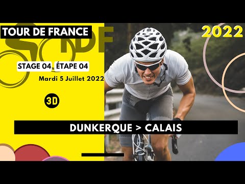 Tour de France 2022 - Parcours / Route Etape 4 - Dunkerque - Calais - 5 Juillet 2022