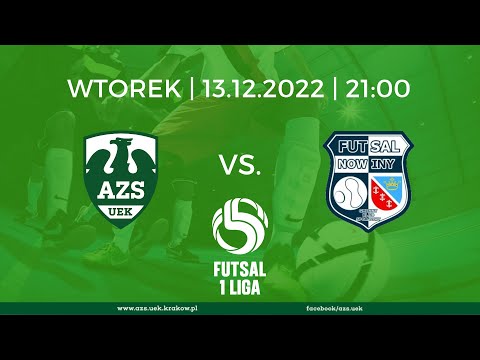 1 Liga PLF AZS UEK Kraków -  Futsal Nowiny
