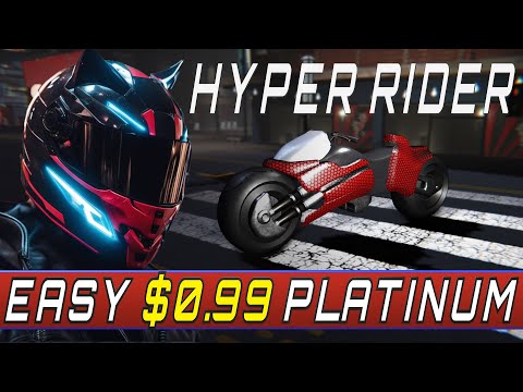 New Easy $0.99 PS5 Platinum Game - Hyper Rider Quick Trophy Guide