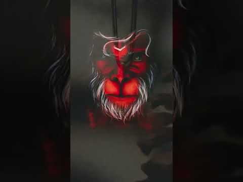 Silver panchmukhi hanuman pendant, 30gram