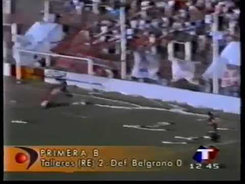 Talleres de Remedios de Escalada 2 - Defensores de Belgrano 0 (Primera B Clausura 1997)
