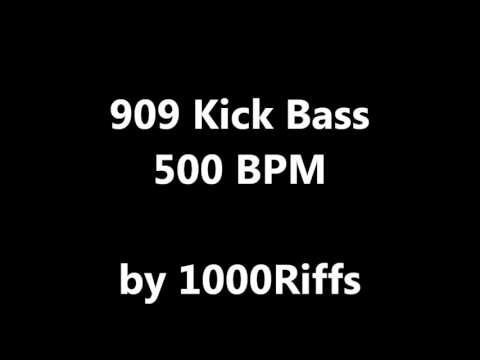 909 Kick Bass Drum : 500 BPM - Beats Per Minute