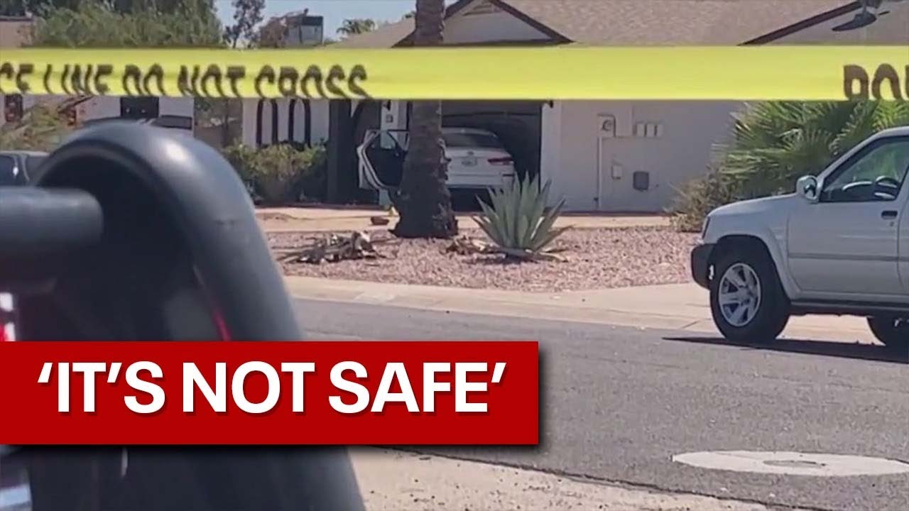 Phoenix hit-and-run driver crashes into home