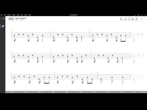 Blue Oyster Cult ( Joan Crawford ) ,Tablatura e base Senza Basso - Backing bass track - NO BASS