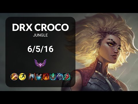 DRX Croco Rell vs Poppy JUNGLE - KR MASTER Patch 13.13