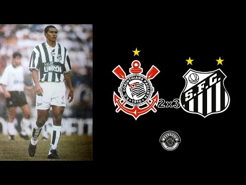 Corinthians 2 x 3 Santos - 21/04/1996 - Giovanni supera Edmundo e Marcelinho e Santos vence!