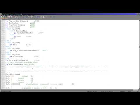 Learn Z80 Assembly with ChibiAkumas... Lesson Aku6 - Settings Data