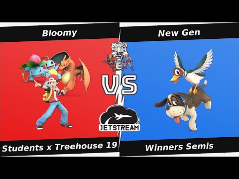 Students x Treehouse 19 Winners Semis - Bloomy (PKM Trainer) Vs New Gen (Duck Hunt) - SSBU