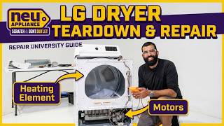 Complete LG Electric Dryer Teardown and Repair Guide