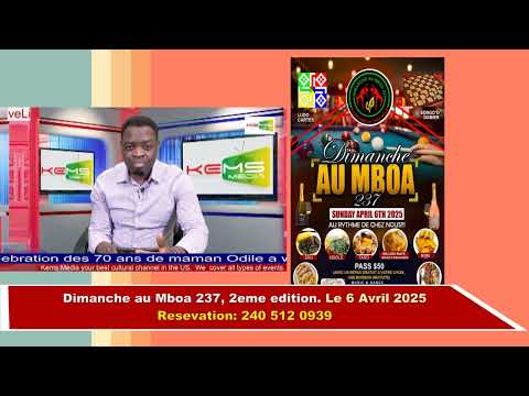BREAKING NEWS ANNOUNCING DIMANCHE AU MBOA 2037.