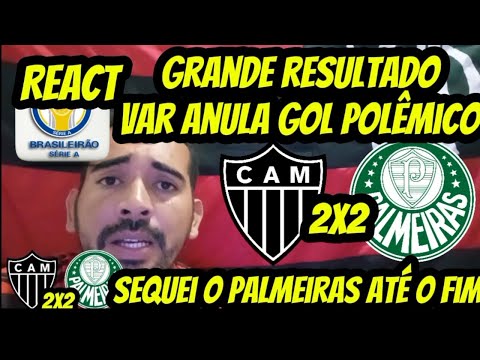 React to Atlético MG 2x2 Palmeiras highlights of the Brasileirão #react #palmeiras #atleticomineiro