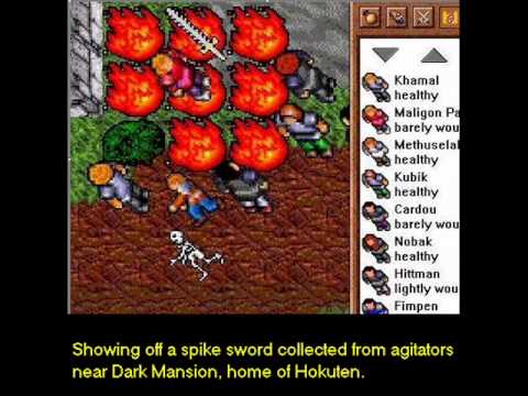 Old Tibia Game Hokuten War 2002 Antica