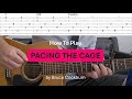 How to play PACING THE CAGE by Bruce Cockburn - Tutorial