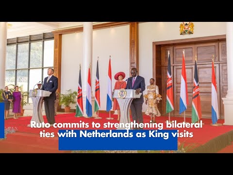 Ruto commits to strengthening bilateral ties with Netherlands as King visits