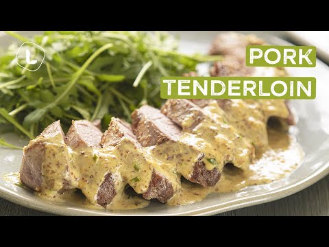 Pork Tenderloin with Creamy Mustard Sauce | Food Channel L Recipes