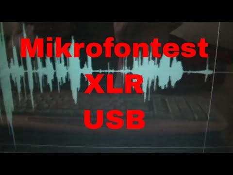 Kurzer Mikrofontest am umgebauten XLR zu USB Adapter - eflose #679