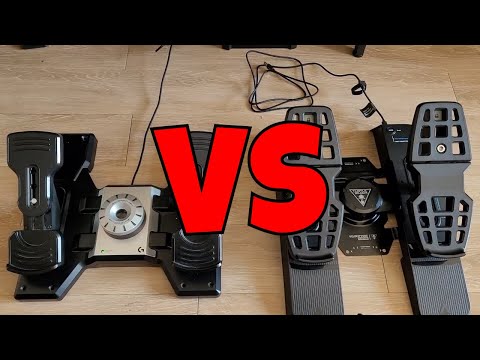 VelocityOne Rudder Pedals vs Logitech G Saitek Pedals Review/ Comparison