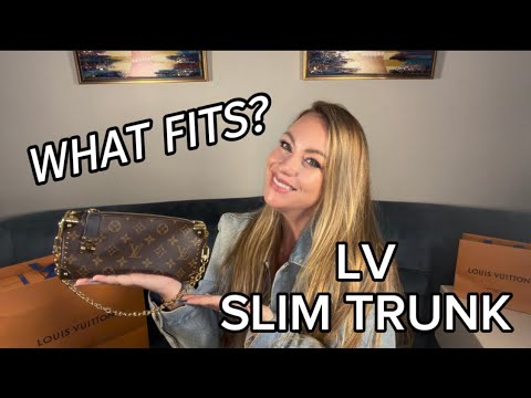 LOUIS VUITTON SLIM TRUNK - What fits inside + 3 MINI UNBOXINGS ✨ #louisvuitton