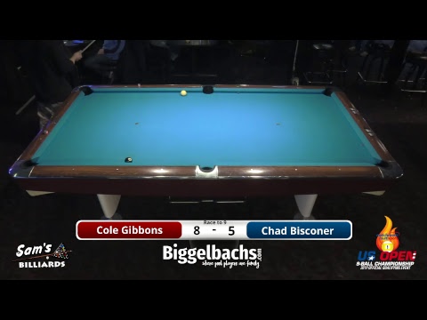 Cole Gibbons vs Chad Bisconer in 2nd US Open 9-ball qualifier Feb 9-10, 2019