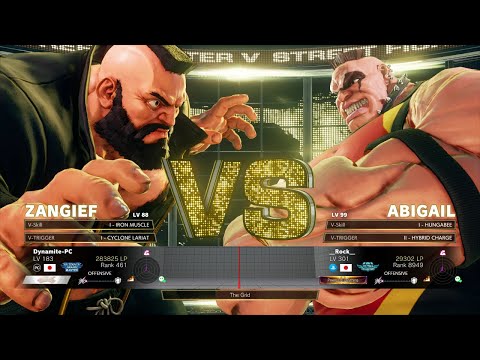 SFV Champion Edition 🔥 Dynamite (Zangief) Vs Rock (Abigail) 🔥 Online Match's 05-25-2023