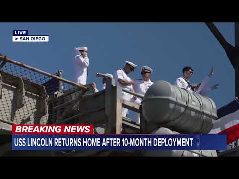 USS Abraham Lincoln returns home after record-setting deployment
