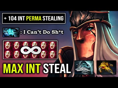 OMFG +104 PERMA INT STEAL Hit Like a Truck Silencer 100% Counter Storm Mid Easy 10K MMR DotA 2