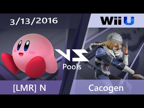 Super SmashNest 5 Pools W-R3 - [LMR] N (Kirby) Vs. Cacogen (Sheik)
